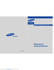 Samsung CXN2085TP Owner's Instructions Manual
