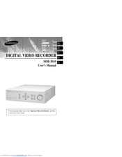 Samsung SHR-3010 User Manual