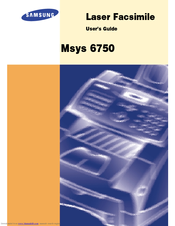 Samsung Msys 6750 User Manual
