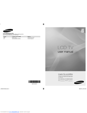 Samsung LE40A656 User Manual
