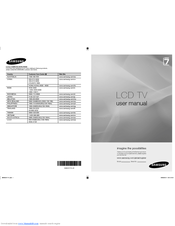 Samsung LA46A750 User Manual