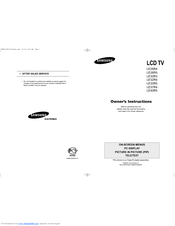 Samsung LE37R41B Owner's Instructions Manual