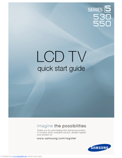 Samsung LN32B55 Quick Start Manual