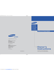 Samsung LT-P1745 Owner's Instructions Manual