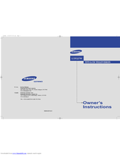 Samsung LTP227W - HD-Ready Flat-Panel LCD TV Owner's Instructions Manual