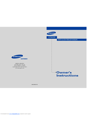 Samsung LTM 1525 Owner's Instructions Manual
