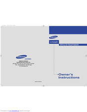 Samsung LTN226W Manual