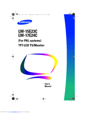 Samsung LW-17E24C User Manual