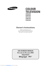 Samsung SP-43L2HX Owner's Instructions Manual