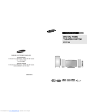 Samsung HT-X200 Instruction Manual