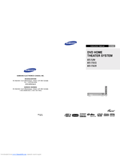 Samsung HT-X50 Instruction Manual