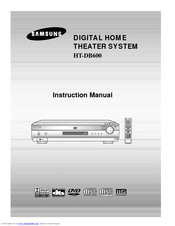 Samsung HT-DB600 Instruction Manual