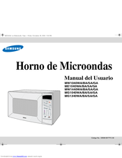 Samsung MG1340WA/BA/SA/GA Manual Del Usuario
