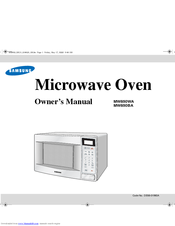 Samsung MW850BA Owner's Manual