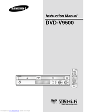 Samsung DVD-V9500 Instruction Manual