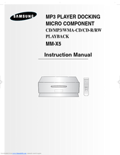 Samsung MM-X5 Instruction Manual