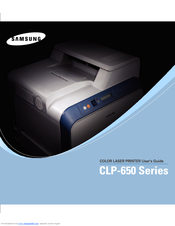 Samsung CLP-650N User Manual