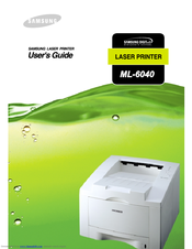 Samsung ML-6040 User Manual