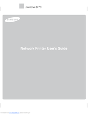 Samsung Network Printer User Manual