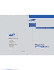 Samsung HC-P5252W Owner's Instructions Manual