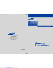 Samsung HCN5527W Owner's Instructions Manual