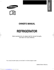 Samsung RT58MASW Owner's Manual