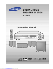 Samsung HT-SK6 Instruction Manual