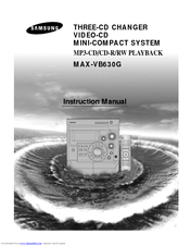 Samsung MAX-VB630 Instruction Manual