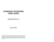 Samsung iDCS 16 User Manual