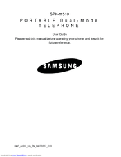 Samsung SPH-M510 User Manual