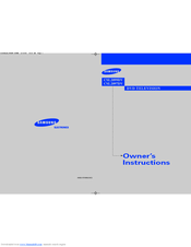 Samsung CSL 2097DV Owner's Instructions Manual
