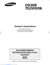 Samsung WS-32Z308P Owner's Instructions Manual