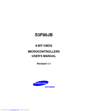 Samsung S3F80JB User Manual