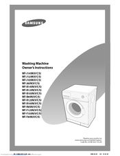 Samsung WF-F85N Owner's Instructions Manual