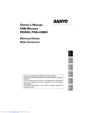 Sanyo POA-USB02 Owner's Manual