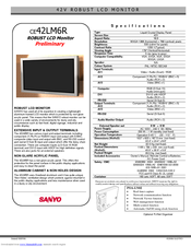 Sanyo CE42LM6R Specifications