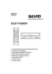 Sanyo ECD-T1580DV Owner's Manual