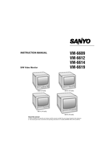 Sanyo VM-6612 Instruction Manual