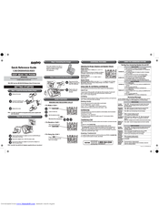 Sanyo CAS-D6322 Quick Reference Manual