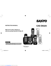Sanyo CAS-D6320 Instruction Manual