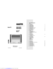 Sanyo AVM-32F9 Instruction Manual