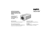 Sanyo VCC-4115P Instruction Manual
