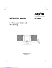 Sanyo DTA-2680 Instruction Manual