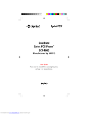 Sanyo Sprint SCP-4000 User Manual