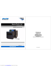 SATO S8404 Standard Spare Parts List