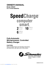 Schumacher SpeedCharge 1000AP Owner's Manual