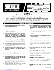 Schumacher PS-1025 Instruction Manual