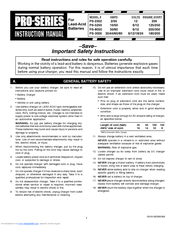 Schumacher PS-2352 Instruction Manual