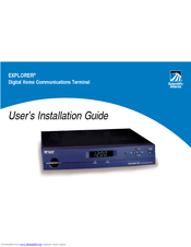Scientific Atlanta Digital Home Communications Terminal Installation Manual