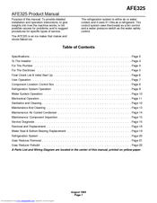 Scotsman AFE325 Product Manual